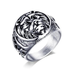 Stainless Steel Lion Ring