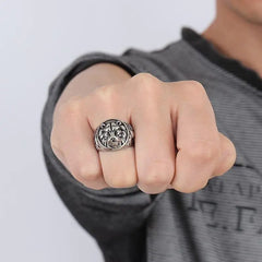 Stainless Steel Lion Ring
